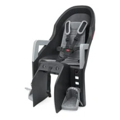 Polisport Guppy Maxi CFS Child Bike Seat Dark Grey Silver