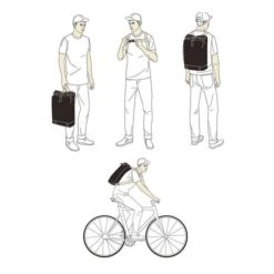 Brooks England Pickzip Black Backpack -Cycle Pack Shop BK BB044A07200 3