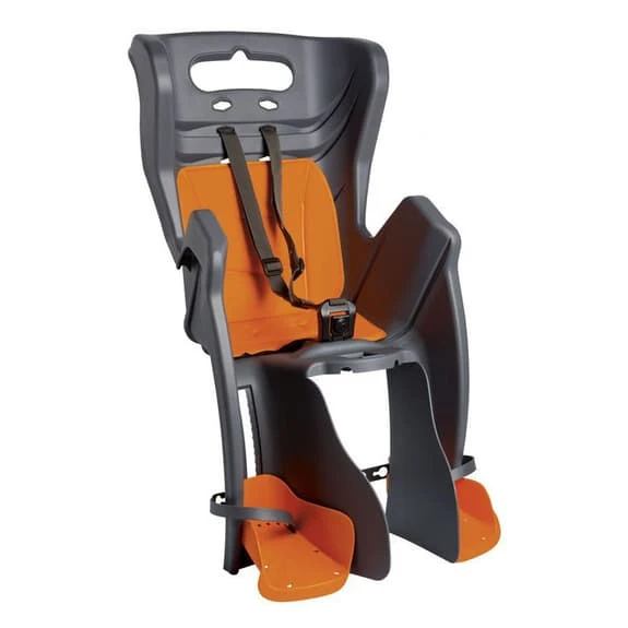 Bellelli Baby Carrier Little Duck Clamp Orange Gray Rear Rack 1 Bellelli Baby Carrier Little Duck Clamp Orange Gray Rear Rack
