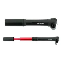 Massi CM31 Telescopic Aluminium Double Shot Pump Black Red