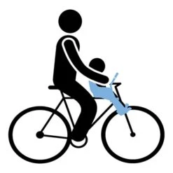 Baby Chair Thule Yepp Mini Blue -Cycle Pack Shop TH 12020101 4 1