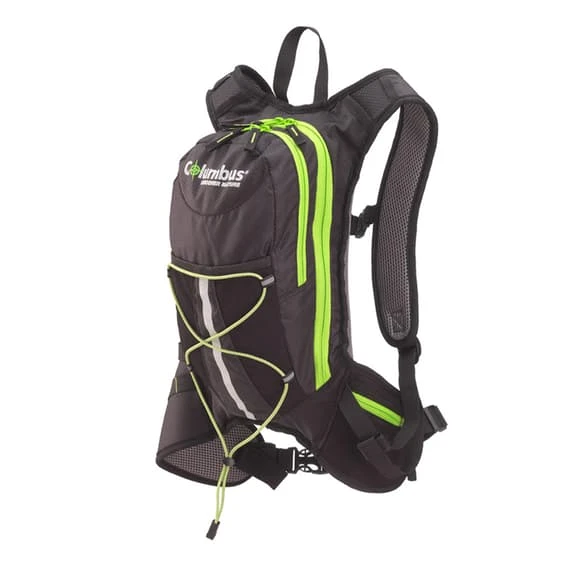 Columbus Outdoor Lake 4 Hydration Backpack Black Lime Green 1 Columbus Outdoor Lake 4 Hydration Backpack Black Lime Green