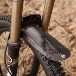 Ass-savers Ass Savers Mudder Regular Front Mudguard Black Green -Cycle Pack Shop asv mfr 1blk 2