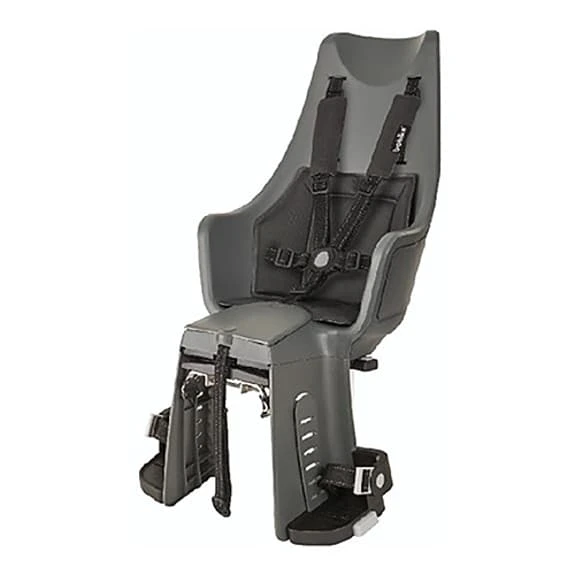 Bobike Exclusive Maxi Plus E-BD LED Rear Baby Carrier Grey 1 Bobike Exclusive Maxi Plus E-BD LED Rear Baby Carrier Grey