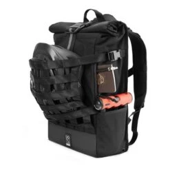 Chrome Barrage Cargo 22L Backpack Black Dark Grey 10 Chrome Barrage Cargo 22L Backpack Black Dark Grey -Cycle Pack Shop chr bg 163 allb 005