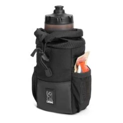 Chrome Doubletrack Feed 1.5L Handlebar Bag Black -Cycle Pack Shop chr bg 327 bk 003