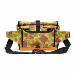 Chrome Doubletrack Handlebar Bag 5L Yellow Green Brown -Cycle Pack Shop chr bg 328 dkmo 003