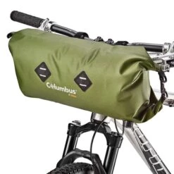 Columbus Outdoor Dry Handlebar 9L Handlebar Bag Khaki Green -Cycle Pack Shop com a09145 003