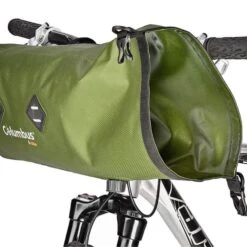 Columbus Outdoor Dry Handlebar 9L Handlebar Bag Khaki Green -Cycle Pack Shop com a09145 004