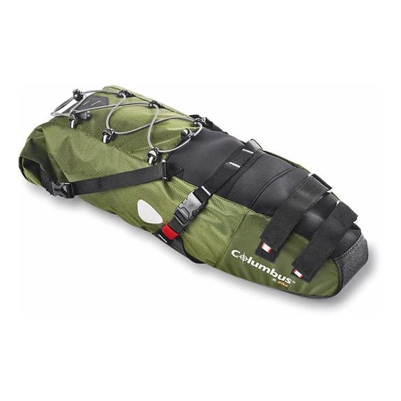 Columbus Outdoor Dry Saddle Bag 11L Green Khaki 1 Columbus Outdoor Dry Saddle Bag 11L Green Khaki