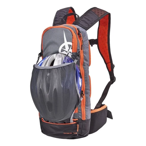 Columbus Outdoor Giro 12L Backpack Grey Orange 4 Columbus Outdoor Giro 12L Backpack Grey Orange - Image 4