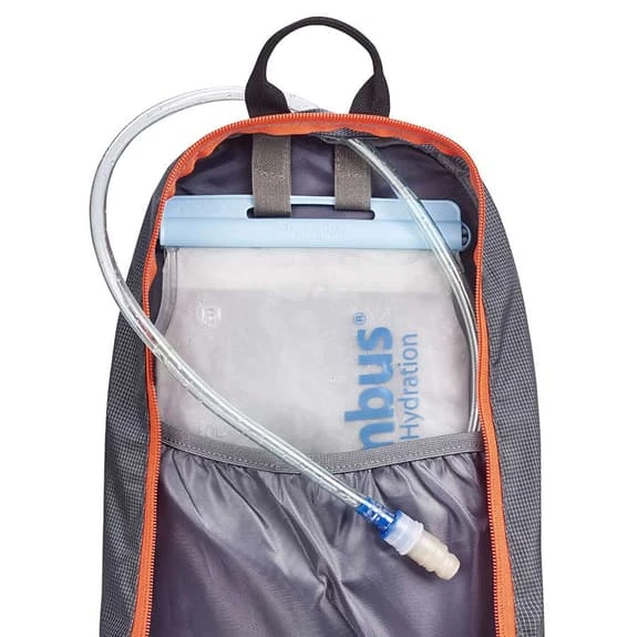 Columbus Outdoor Giro 12L Backpack Grey Orange 5 Columbus Outdoor Giro 12L Backpack Grey Orange - Image 5