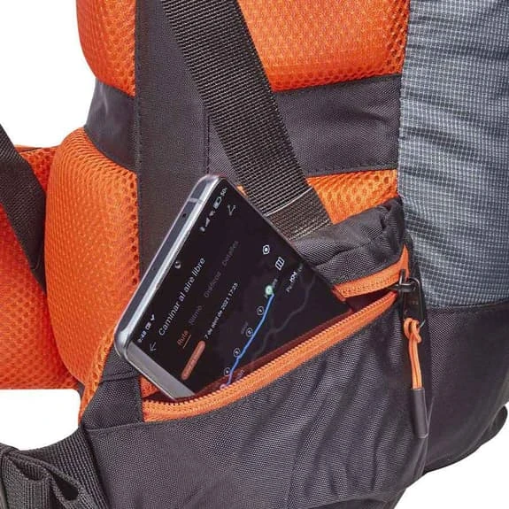 Columbus Outdoor Giro 12L Backpack Grey Orange 6 Columbus Outdoor Giro 12L Backpack Grey Orange - Image 6