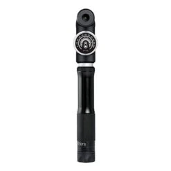 Crankbrothers Sterling Small Hand Pump With Pressure Gauge Black