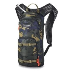 Dakine Session 8L Hydration Backpack Khaki Green Dark Blue