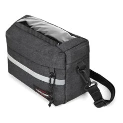 Handlebar Bag Eastpak Aman Bike Greyish Black Reflective 7 Handlebar Bag Eastpak Aman Bike Greyish Black Reflective -Cycle Pack Shop eap ek0a5bam77h 004