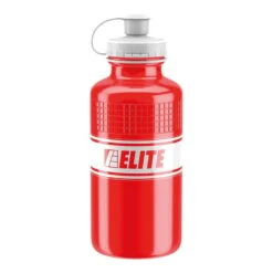 Elite Eroica Vintage Water Bottle 500 Ml Red White