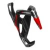 Elite Custom Race Plus Skin Bottle Cage Shiny Black Red
