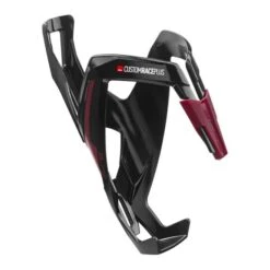 Elite Custom Race Plus Bottle Cage Black Maroon
