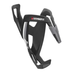 Elite Custom Race Plus Bottle Cage Black Matte White