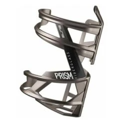 Elite Prism Bottle Cage Left Side Titanium Metal