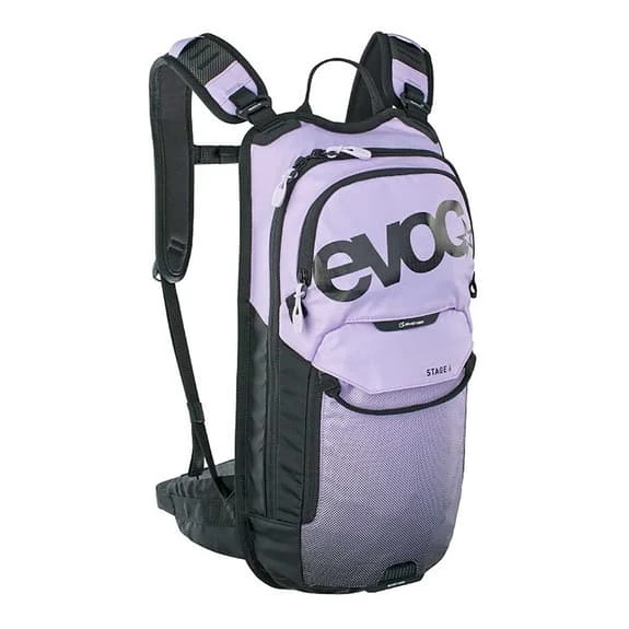 Evoc Stage 6L Backpack + 2L Bladder Purple 1 Evoc Stage 6L Backpack + 2L Bladder Purple