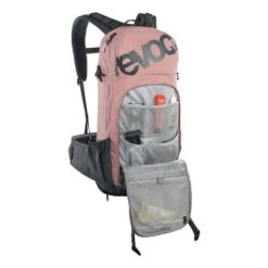 Evoc FR Enduro 16L+ Protect Backpack Pink Grey -Cycle Pack Shop evo 22056 004