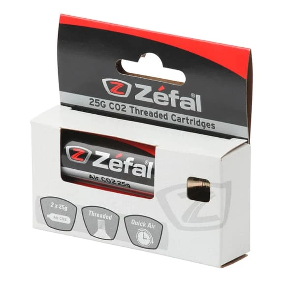 ZEFAL Zéfal Threaded CO2 Cartridges 25g (2 Pack) 3 ZEFAL Zéfal Threaded CO2 Cartridges 25g (2 Pack) - Image 3