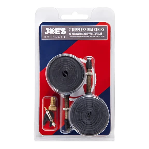 Joe's Presta Valve Strips 15-19mm (2 Pack) White 1 Joe's Presta Valve Strips 15-19mm (2 Pack) White