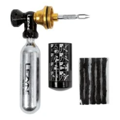 Lezyne CO2 Inflator + Tubeless Blaster Repair Kit Black