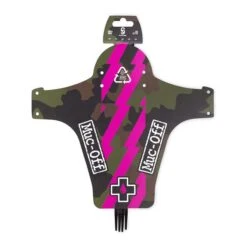 Muc-Off Front Ride Guard Green Camouflage Pink