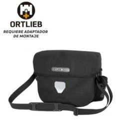Ortlieb UltiMate Six High Visibility 7L Handlebar Bag Black White