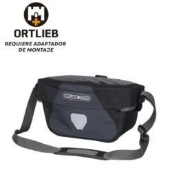 Ortlieb Ultimate Six Plus 5L Handlebar Bag Grey Black
