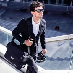 Ortlieb Downtown Two 20L Shoulder Bag QL 2.1 Blue -Cycle Pack Shop ort f7204x c 1