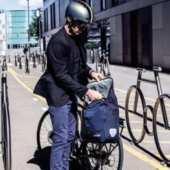 Ortlieb Downtown Two QL 2.1 20L Shoulder Bag Black Cordura -Cycle Pack Shop ort f7204x d