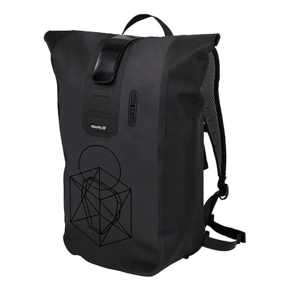 Ortlieb Velocity Design 23L Symmetry Backpack Matte Black 1 Ortlieb Velocity Design 23L Symmetry Backpack Matte Black