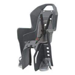 Polisport Koolah CFS Rack Mount Rear Child Bike Seat Dark Grey Grey