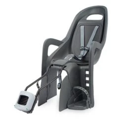 Polisport Groovy 29" Child Bike Seat Black Dark Grey