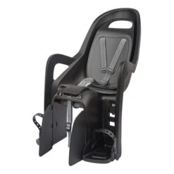 Polisport Groovy CFS Bicycle Rack-Mounted Baby Carrier Black Dark Grey