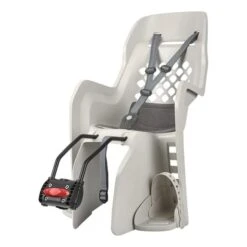 Polisport Joy FF Child Bike Seat Cream Dark Grey