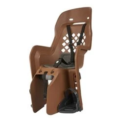 Polisport Joy CFS Bicycle Rack Baby Carrier Brown Dark Grey