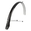 Polisport Towny 28' 51mm Mudguard Set Black