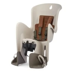 Polisport Bilby Maxi CFS Bicycle Rack Baby Carrier Cream Brown