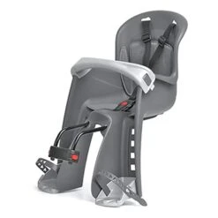 Polisport Bilby Junior Front Frame Mounted Baby Carrier Dark Grey Silver
