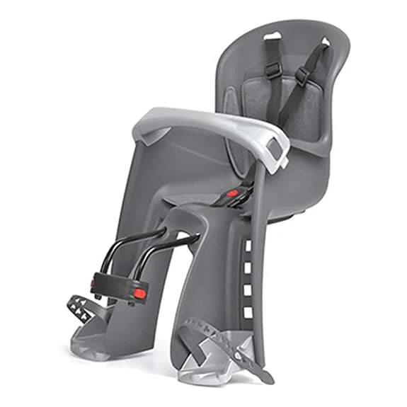 Polisport Bilby Junior Front Frame Mounted Baby Carrier Dark Grey Silver 1 Polisport Bilby Junior Front Frame Mounted Baby Carrier Dark Grey Silver
