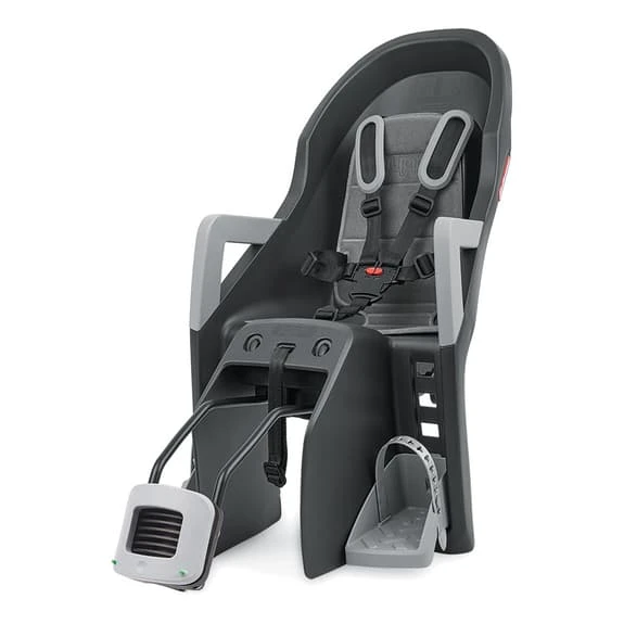 Polisport Guppy RS Reclining Child Bike Seat Dark Grey Silver 1 Polisport Guppy RS Reclining Child Bike Seat Dark Grey Silver