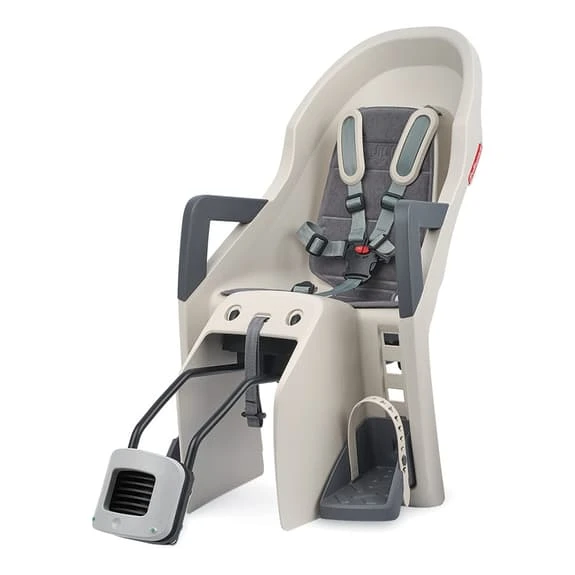 Polisport Guppy RS Reclining Child Bike Seat Cream Grey 1 Polisport Guppy RS Reclining Child Bike Seat Cream Grey
