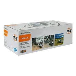 SKS Twin Air Foot Pump Metallic Blue -Cycle Pack Shop sks 10061 003