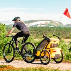 Thule Chariot Sport 2 Trailer Yellow 4 Thule Chariot Sport 2 Trailer Yellow -Cycle Pack Shop th10201024 002