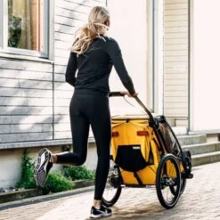 Thule Chariot Sport 2 Trailer Yellow 5 Thule Chariot Sport 2 Trailer Yellow -Cycle Pack Shop th10201024 003